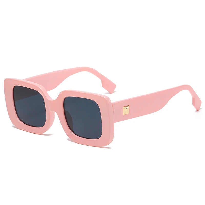 Women's 1/4pcs Set Fashion Small Rectangle Sunglasses  UV400