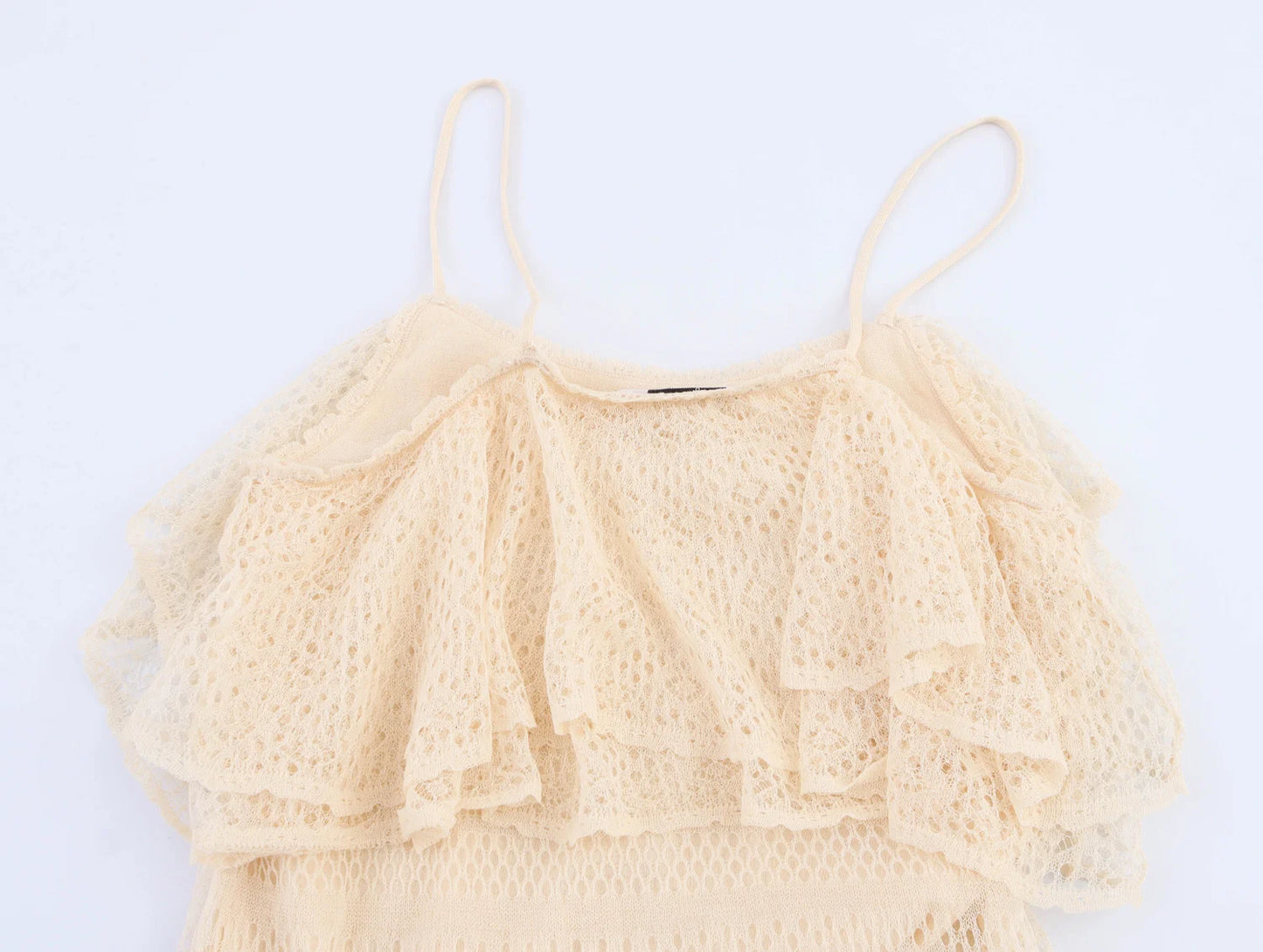 Jacquard Mesh Knit Dress
