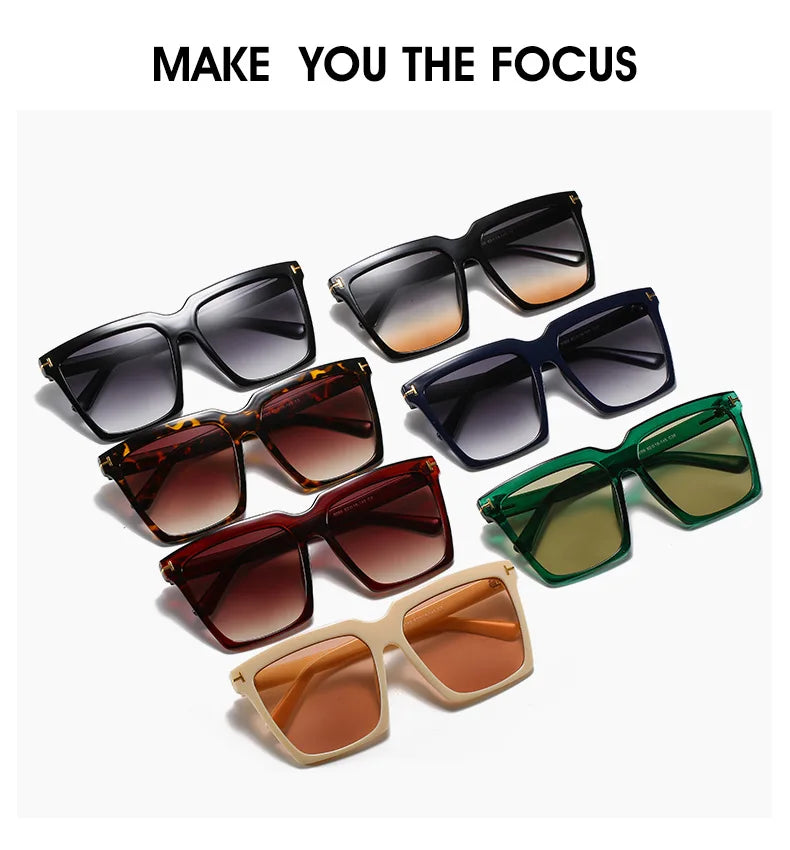 Women's Octagonal Sunglasses - Fun Personalized Retro Frameless Shades