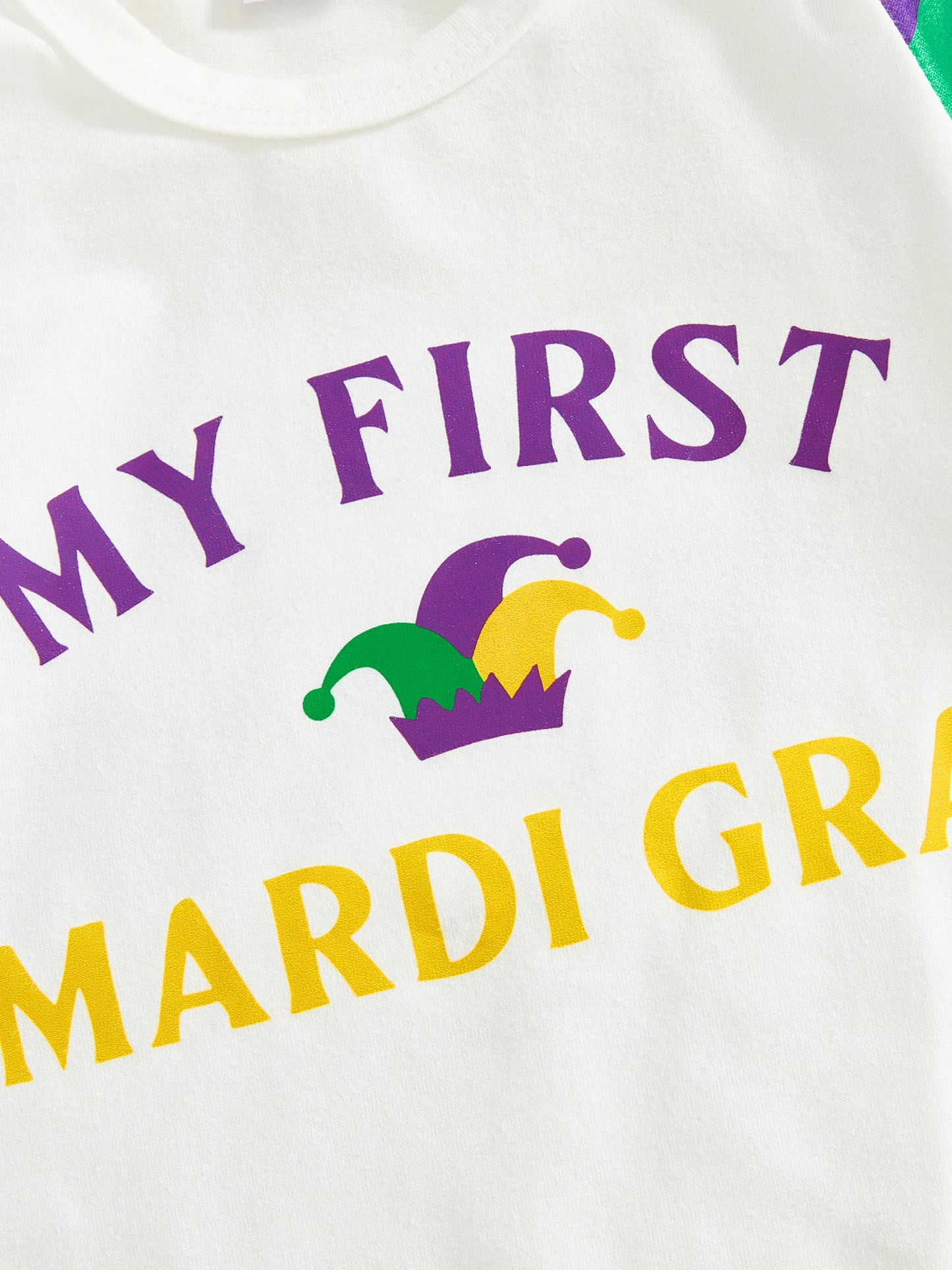 Newborn Baby Boys Outfit Set - Letter Print Striped Romper with Suspender Pants & Cap 0-12M