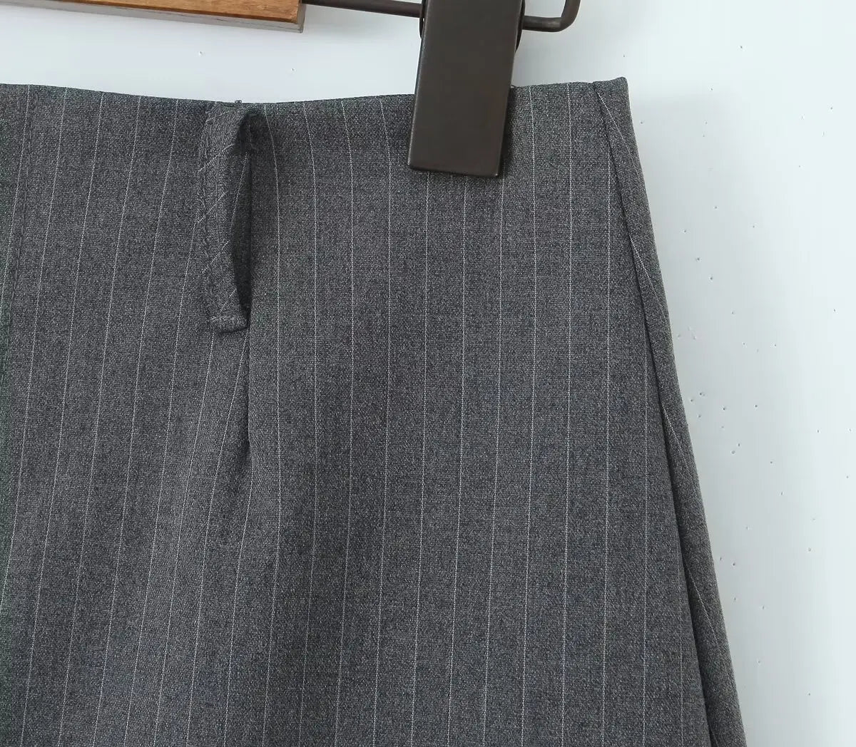 Striped Pencil Mini Skirt