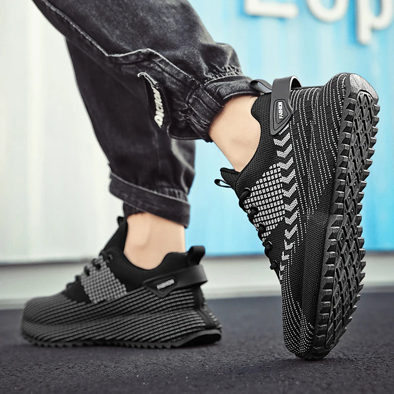 Men's Casual Platform Sports Shoes Breathable Sneakers