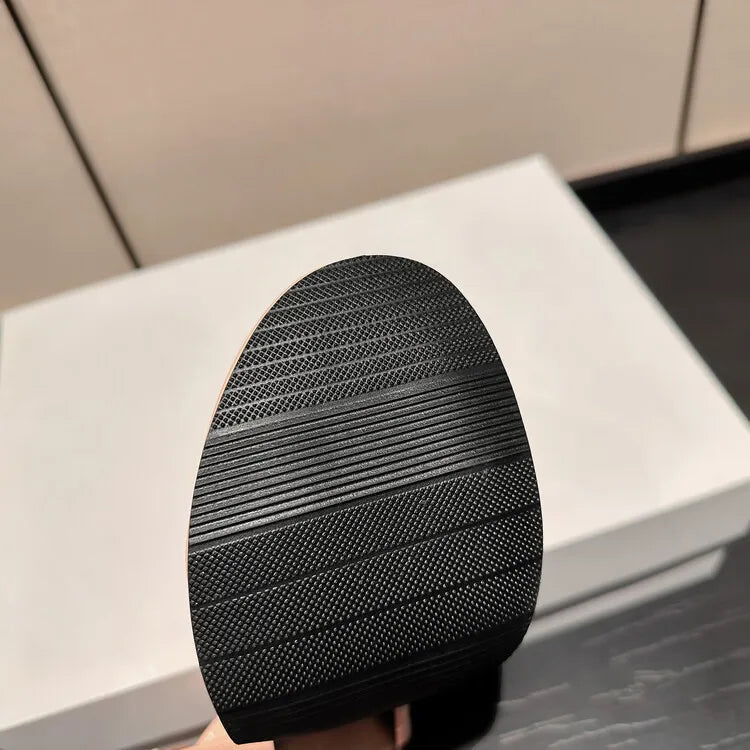 Women's Butterfly Rhinestone Thick Heel Sandals - Open Toe Party Shoes