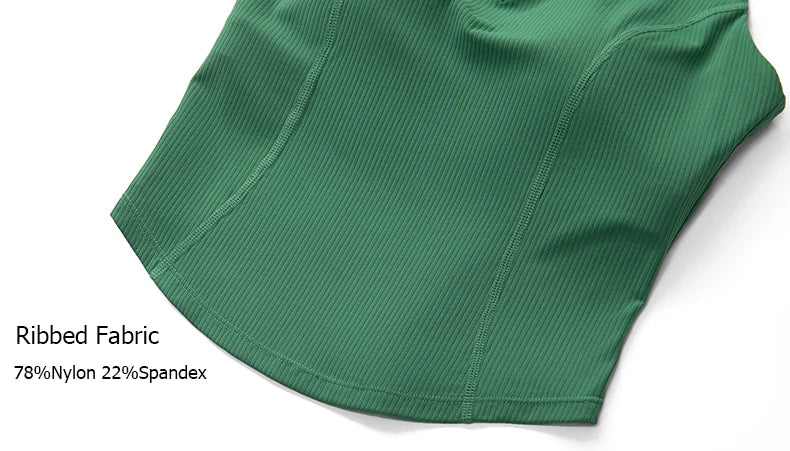 Women's Sleeveless Fitness Yoga Summer Slim Fit V-Neckline Gym Running Top Breathable Quick Dry Sportswear Workout Top