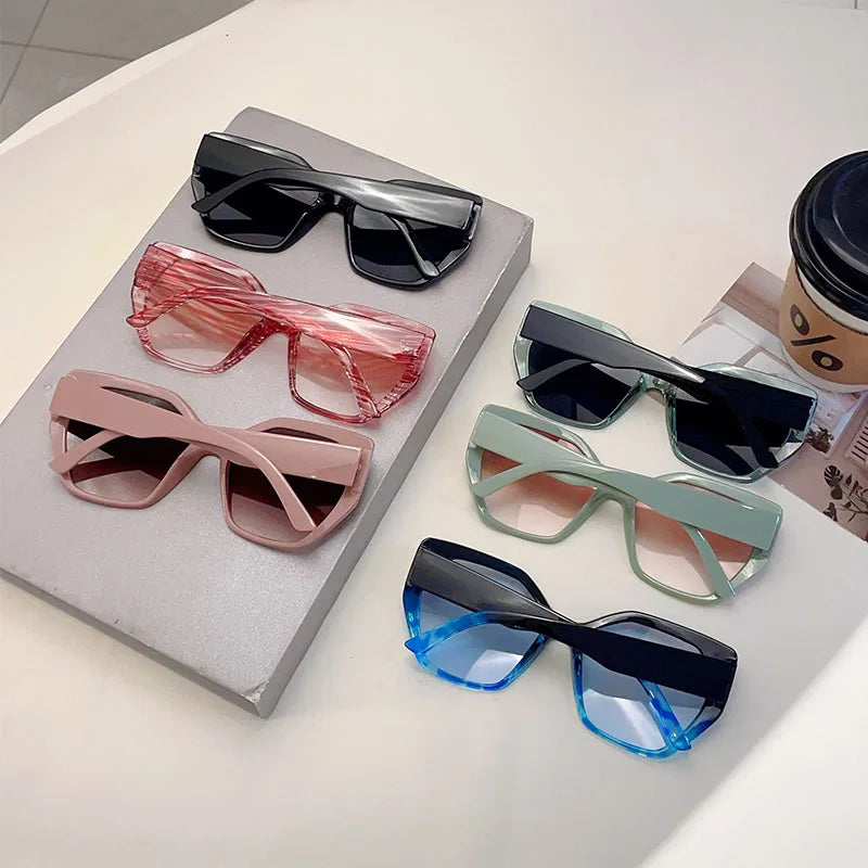 Women's Polygon Gradient Sunglasses