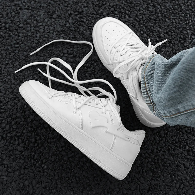 Men's Casual Creative Heart Tennis Sport Running Skateboard  Sneakers Walking Jogging Trainers