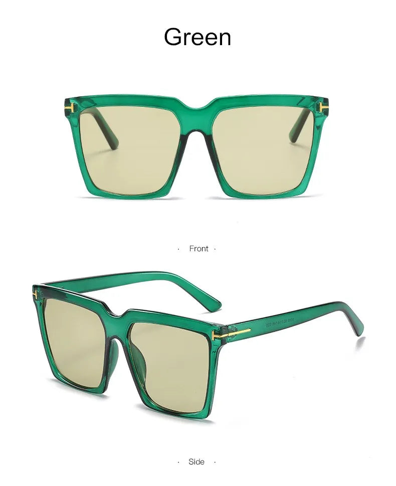 Women's Octagonal Sunglasses - Fun Personalized Retro Frameless Shades