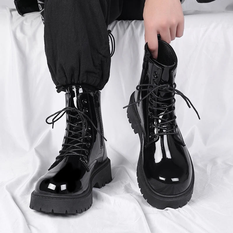 Men's Platform Genuine Leather Boots