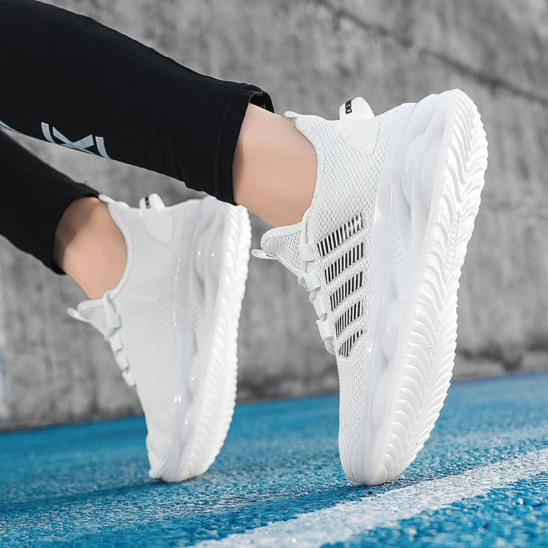 Unisex Platform Skateboard Sneakers - Breathable Sports Shoes