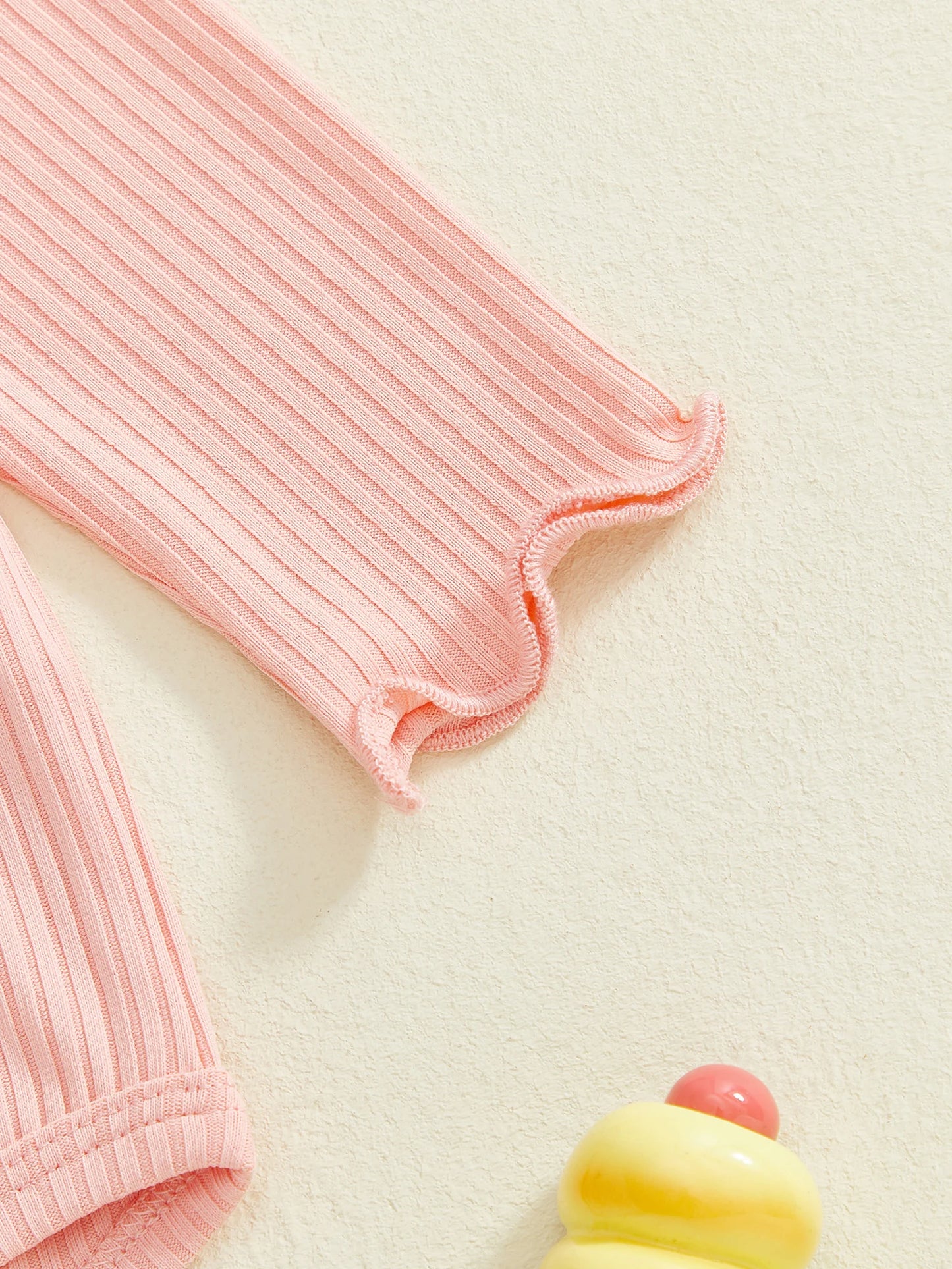 Baby Fall Winter Knit Romper - Soft Solid Colour Long Sleeve Round Neck Jumpsuit