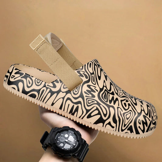 Men's Summer Slippers Outdoor Sandals Design Clogs Beach Slippers Flip Flop Casual Slides