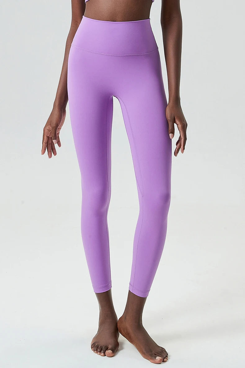 Women's Buttery Soft Yoga Pants High Waist Sports Leggings Soft Fabric Workout Tights Running Sportswear Leggings