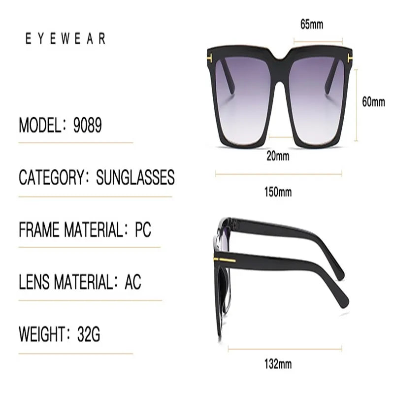 Women's Octagonal Sunglasses - Fun Personalized Retro Frameless Shades