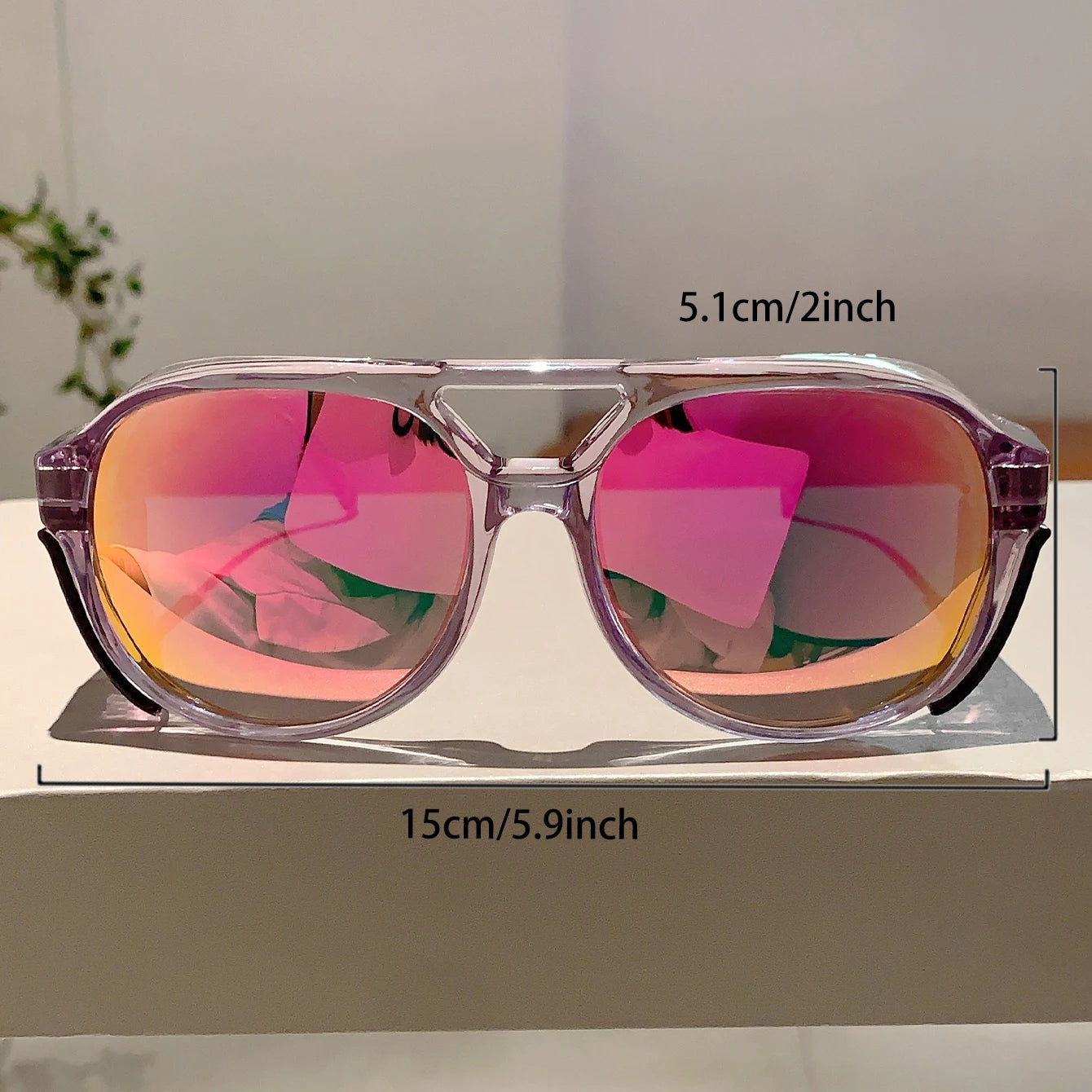 Unisex Oversize Square Sunglasses