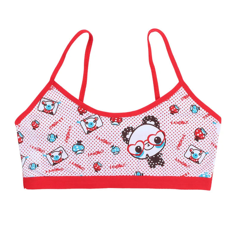 3pcs Girls Vest Bras One Size(7-14Y)