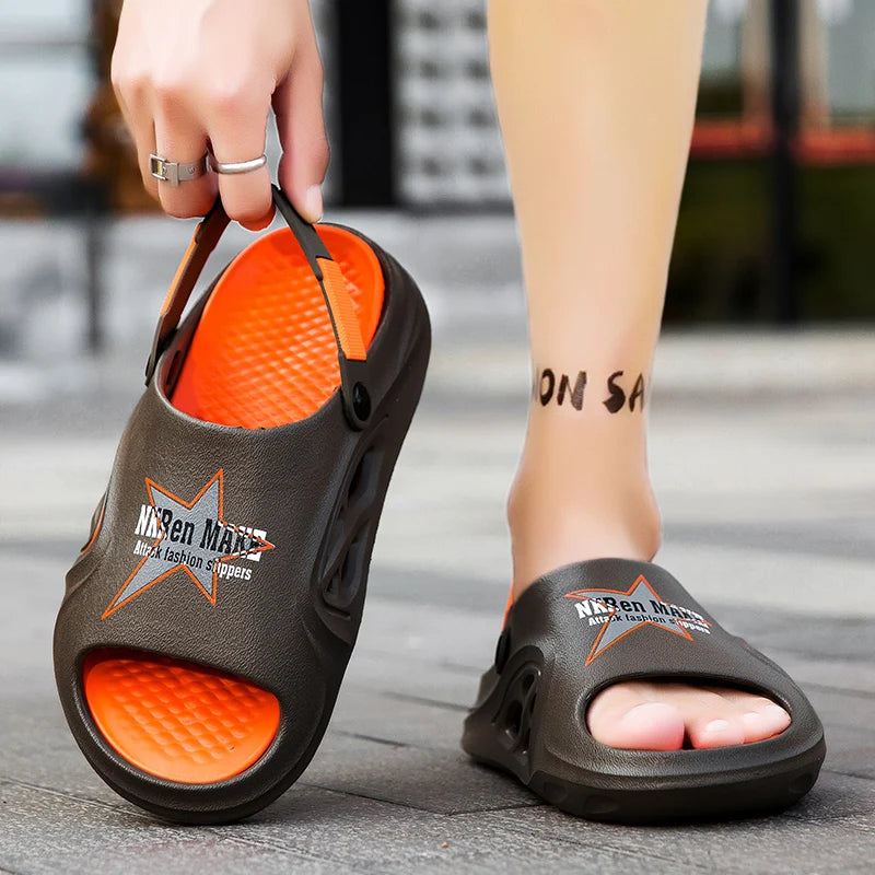 Men's Summer Slippers Platform Casual Sandals Flip Flops Slippers
