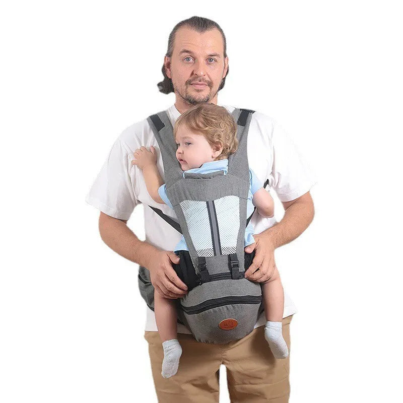 Baby Carrier with Hip Seat - Ergonomic Front & Back Carry Sling