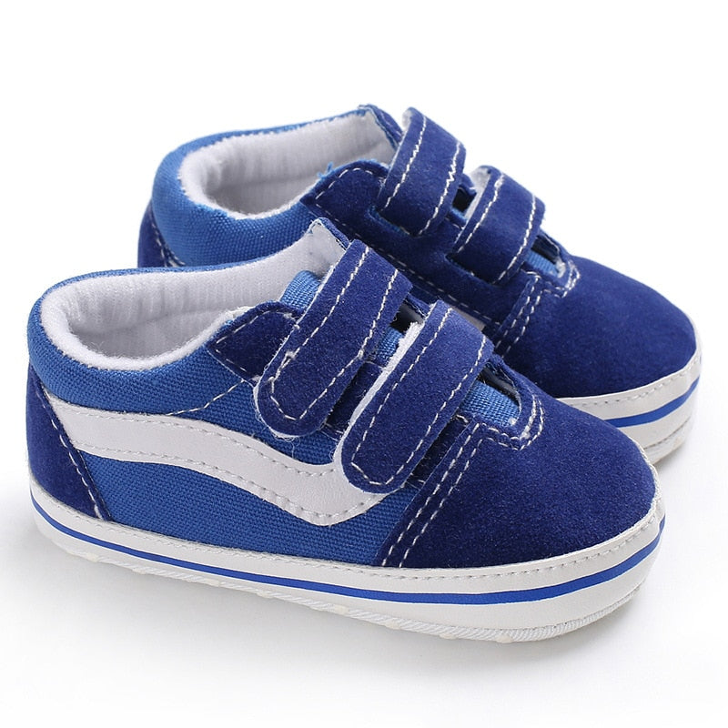 Newborn Baby Classical Sport Soft Sole PU Leather Sneakers Shoes