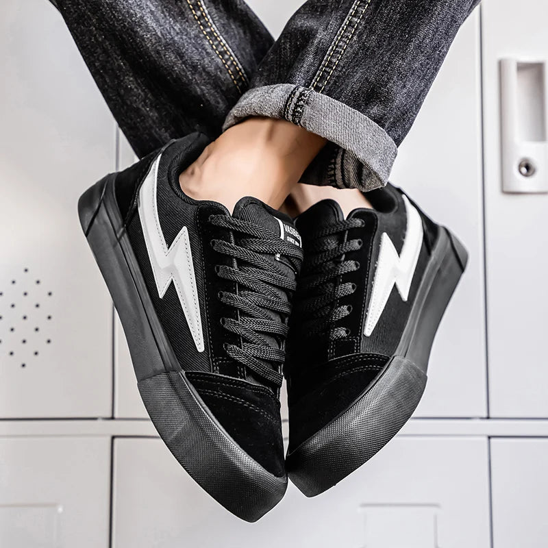Lightning Design Sneakers - Men's High Performance Running & Basketball Trainers