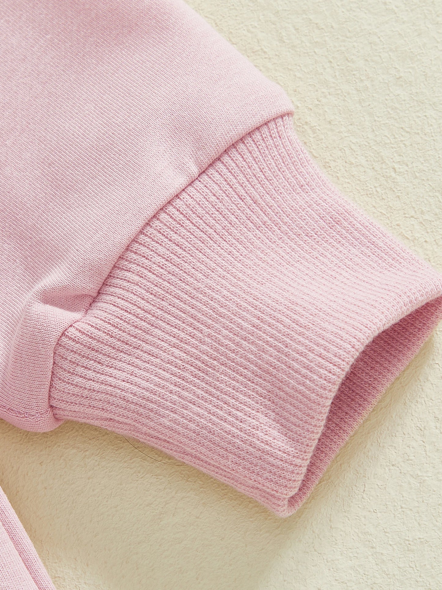 Girls Long Sleeve Sweatshirt - Letter Embroidery Pullover Top