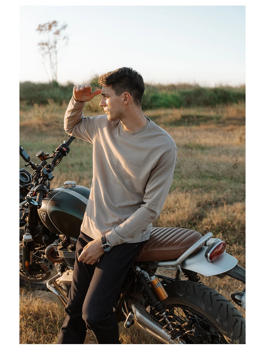 Men's  300gsm Comfortable Doubleside Sanded Fabric Sweatshirt