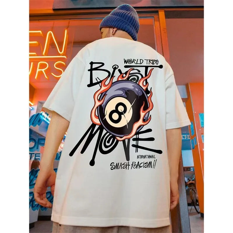 Men's American Short Sleeve Cotton T-Shirt