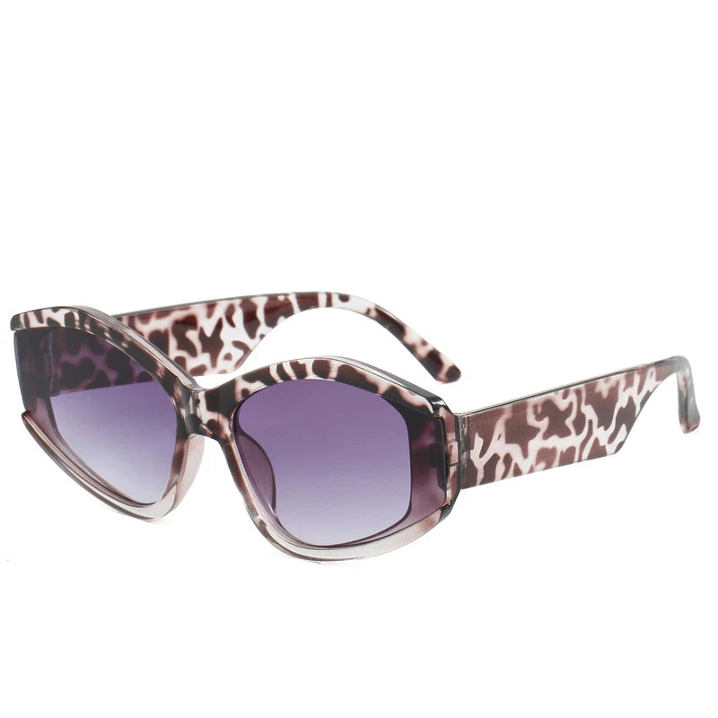 Fashion Large Frame Sunglasses - Colorful UV400 Protection for Women & Men