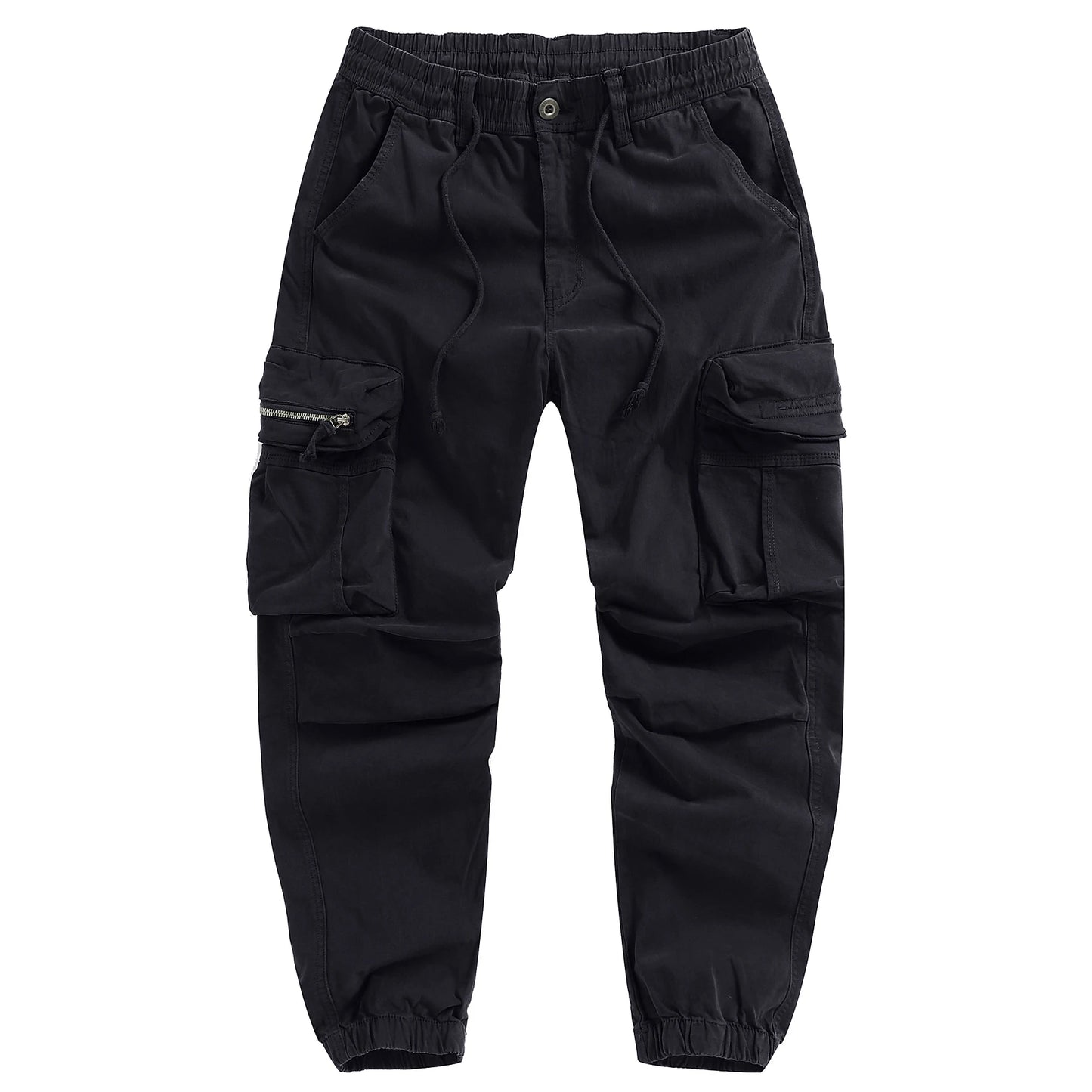 Men's Safari Style Casual Pants - Multi-Pocket Full Length Trousers