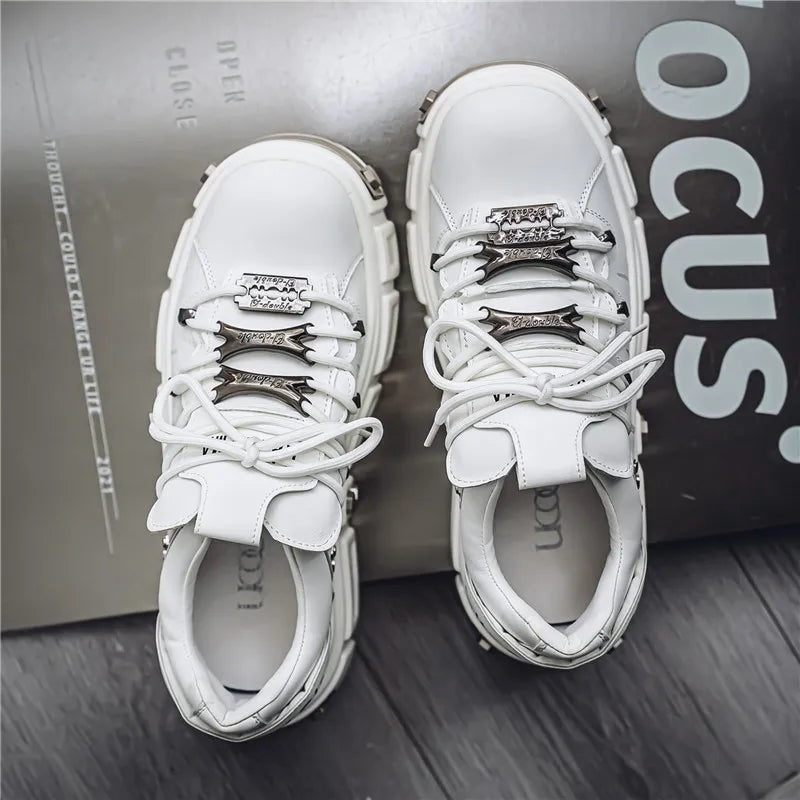 Men's Metal Punk Platform Shoes