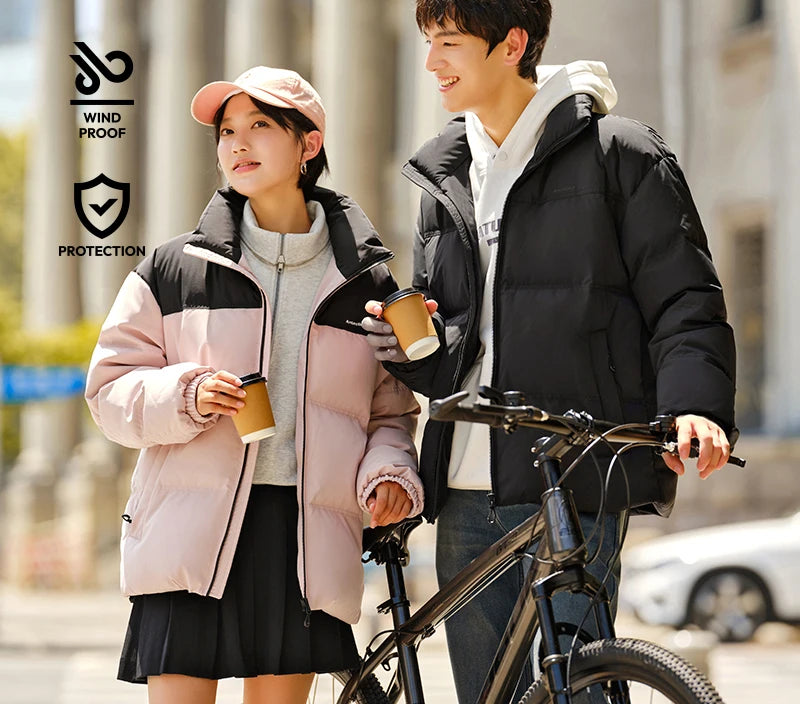Unisex Windproof Waterproof Puffer Jacket - Winter Cold-Proof Outerwear