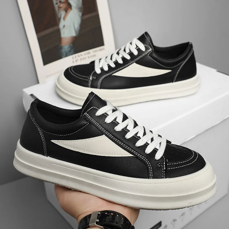 Men's Casual Sneakers - Personalized Design Skateboard Running Trainers