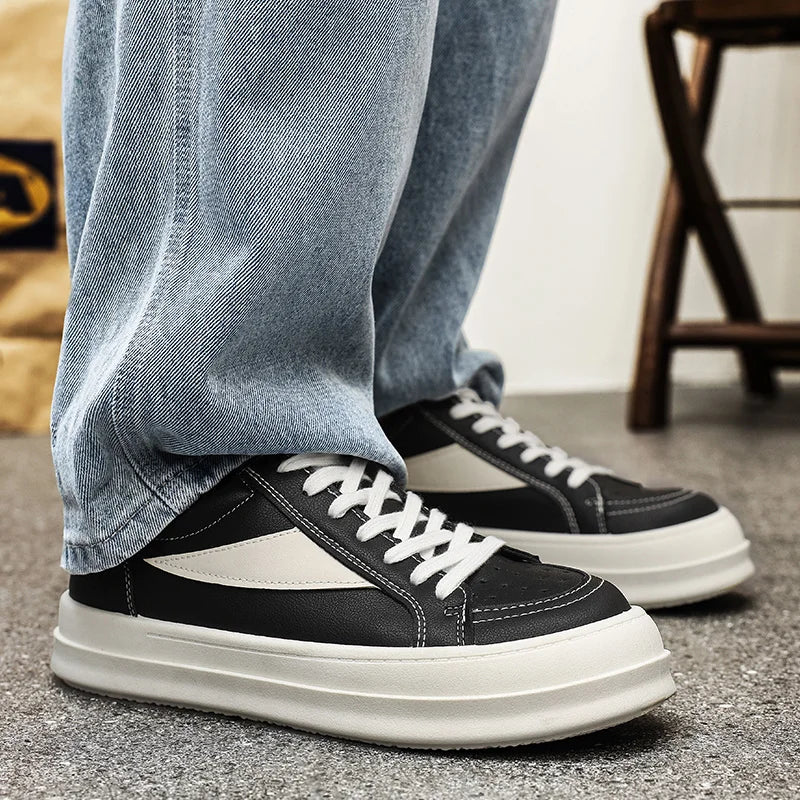 Men's Casual Sneakers - Personalized Design Skateboard Running Trainers