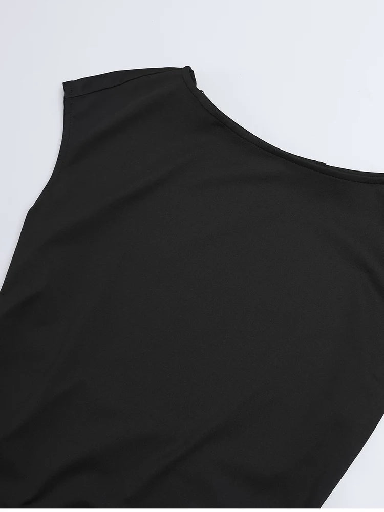 Women's Backless Slim Fit Evening Dress - Sleeveless Cocktail Party Dress