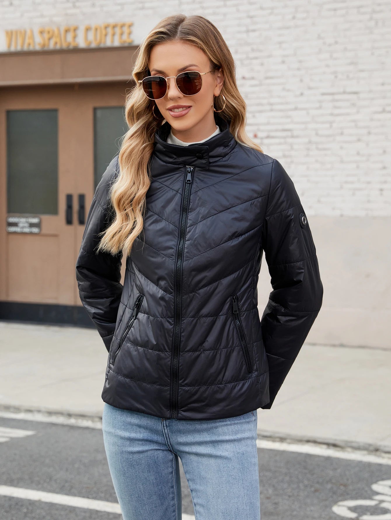 Women's Quilted Lightweight Padded Jacket