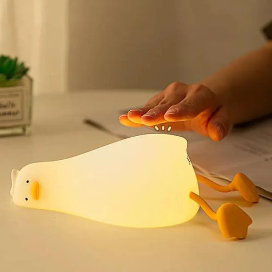 Children's Duck Led Night Light Rechargeable Lamp USB