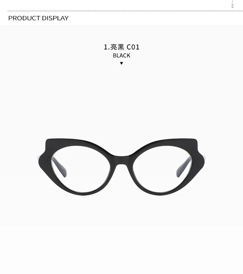 Cat Eye Glasses for Women - Anti Blue Light Computer Eyewear