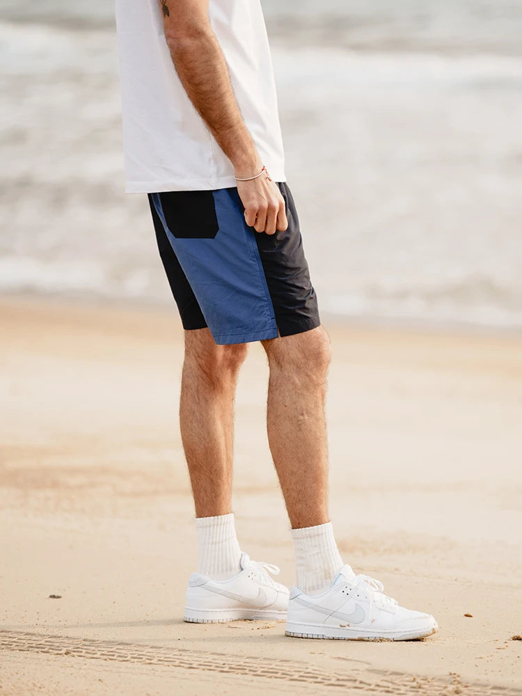 Men's  Thin Contrast Colour Shorts