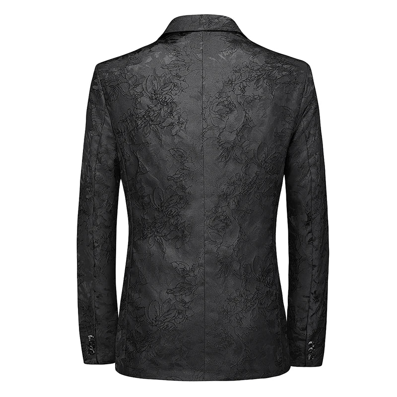 Men’s Slim Fit Single Button Blazer