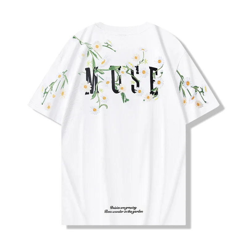Embroidered Floral T-Shirt