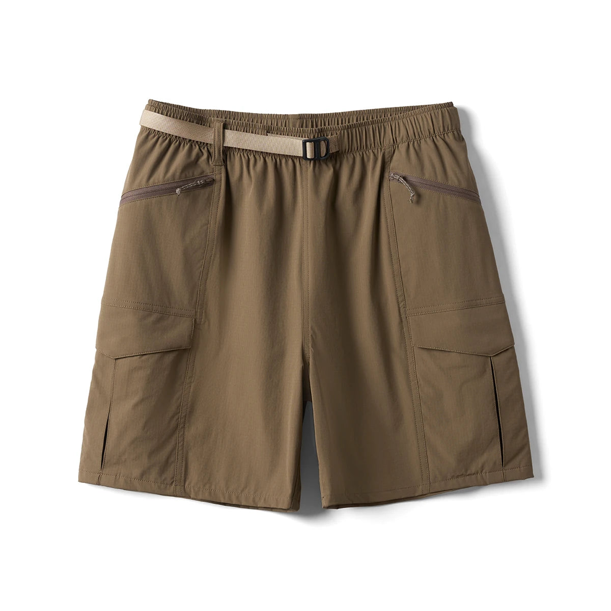 Men's  Summer Oversize 145gsm Elastic Quick Dry Fabric Elastic Waist Cargo  Shorts