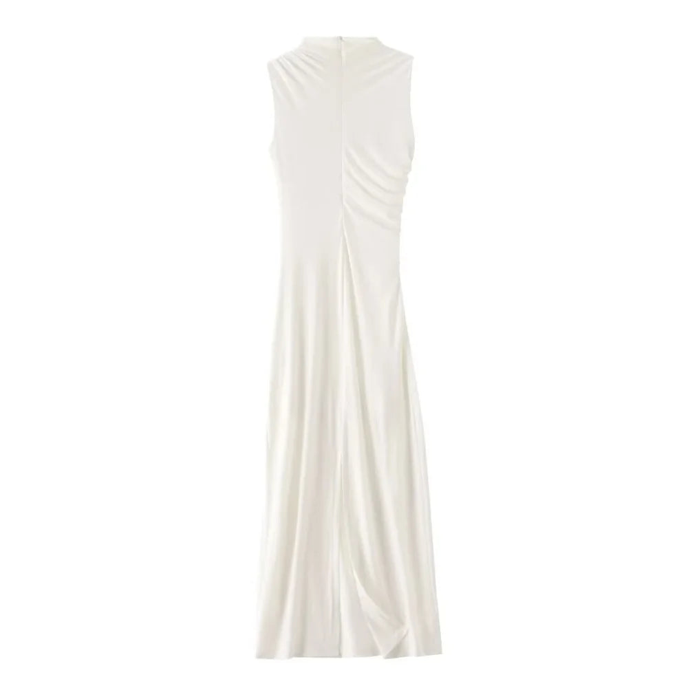 Pleated Maxi Dress