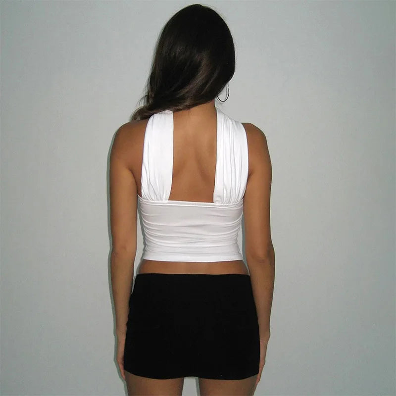 Women's Chic Strapless Crop Top