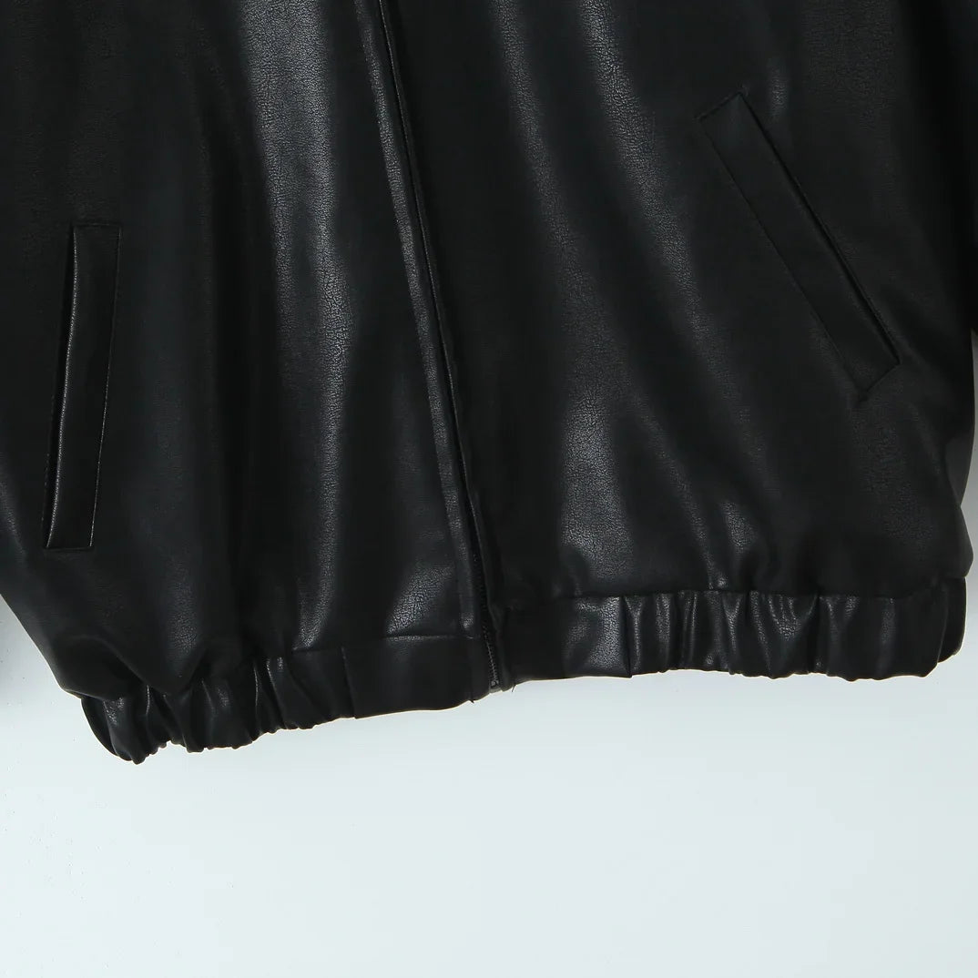 Women's Retro Leather Jacket