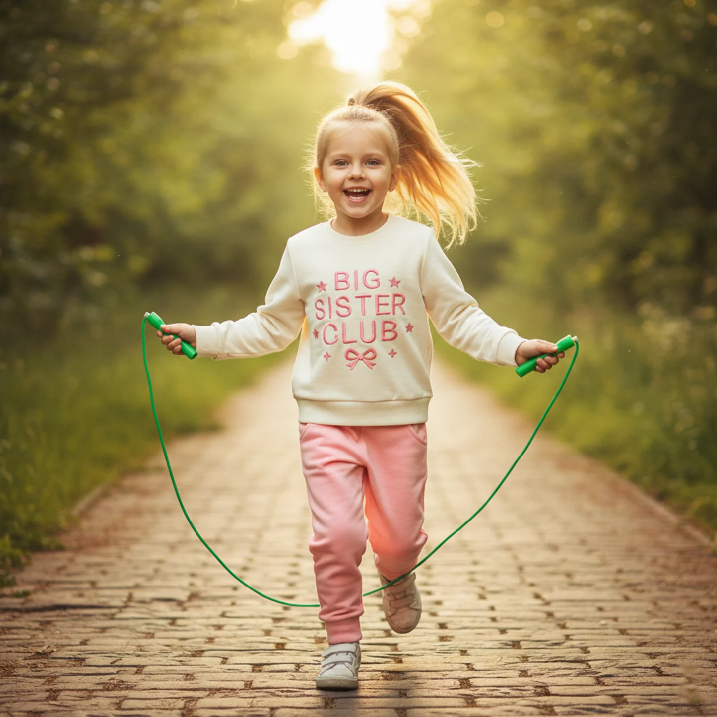 Toddler Baby Girls Fall Winter Outfit Set - Star Bow Embroidery Sweatshirt & Pants 0-3Y