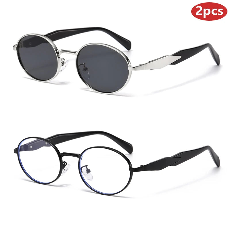 Women's 1pcs/2pcs Sets Square Gradient Shade Sunglasses