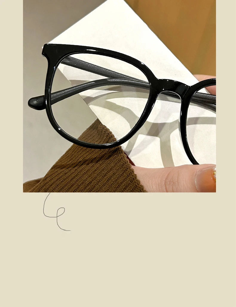 Cat Eye Blue Light Blocking Glasses - Large Frame Fashion Eyewear for Women & Men