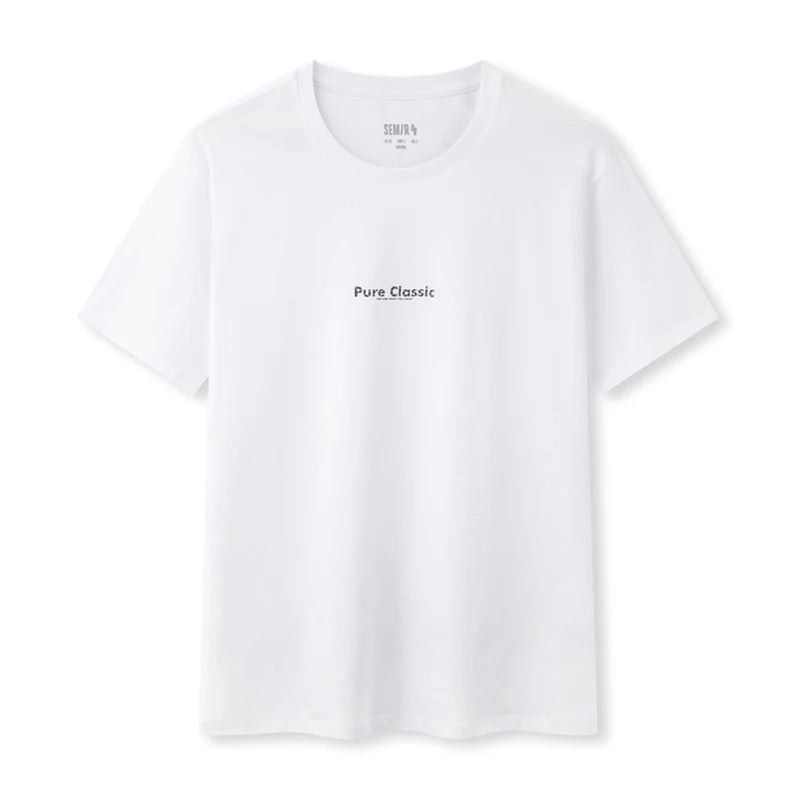 Letter Print Short Sleeve T-Shirt - Men's Summer Casual Top