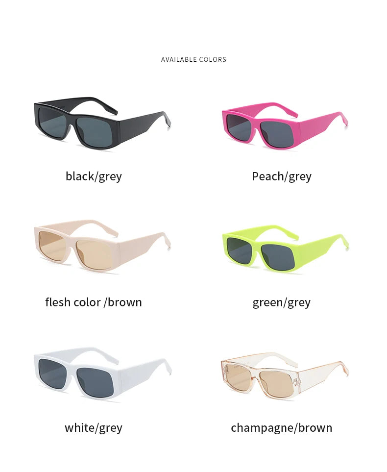 1/3pcs Women's Small Frame Square Small Rectangle Sunglasses