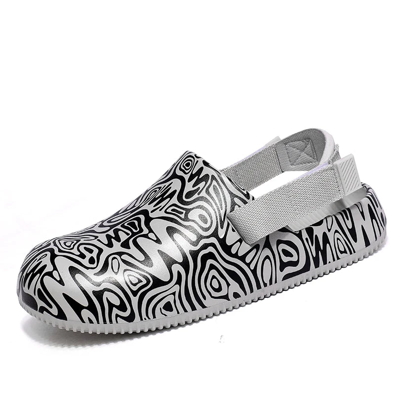 Men's Summer Slippers Outdoor Sandals Design Clogs Beach Slippers Flip Flop Casual Slides
