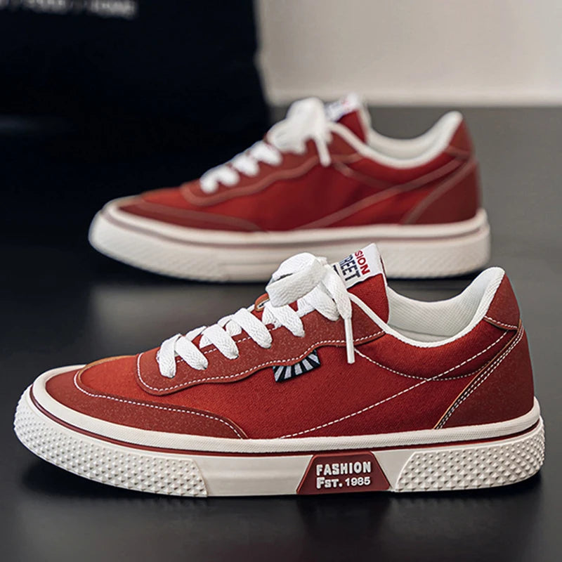 Canvas Skateboard Flat Shoes - Unisex Trainers Plus Size